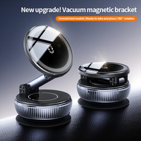 Upgraded Vacuum Magnetic Phone Holder Stand, for Magsafe Suction Cup Phone MountAdjustable Swivel Lock, for Your Car/Gym/Mirror