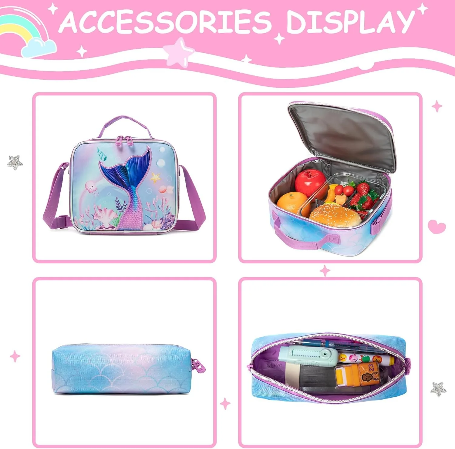 حقيبة مدرسية بعجلات للفتيات للأطفال حقيبة كتب بعجلات مدرسية ذات سعة كبيرة تحمل على الأمتعة حقيبة ظهر دوارة متينة هدية لابنة #5