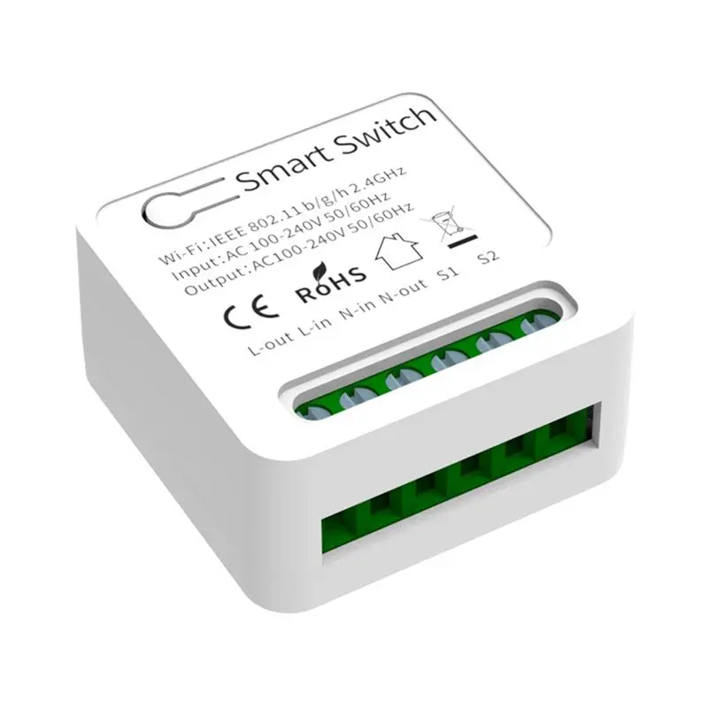 LXYB18B Intelligent Light Switch, Wifi, Dual Channel, DC 5V-48V And 1-250V Relay Are Ideal For Lighting And Motors.