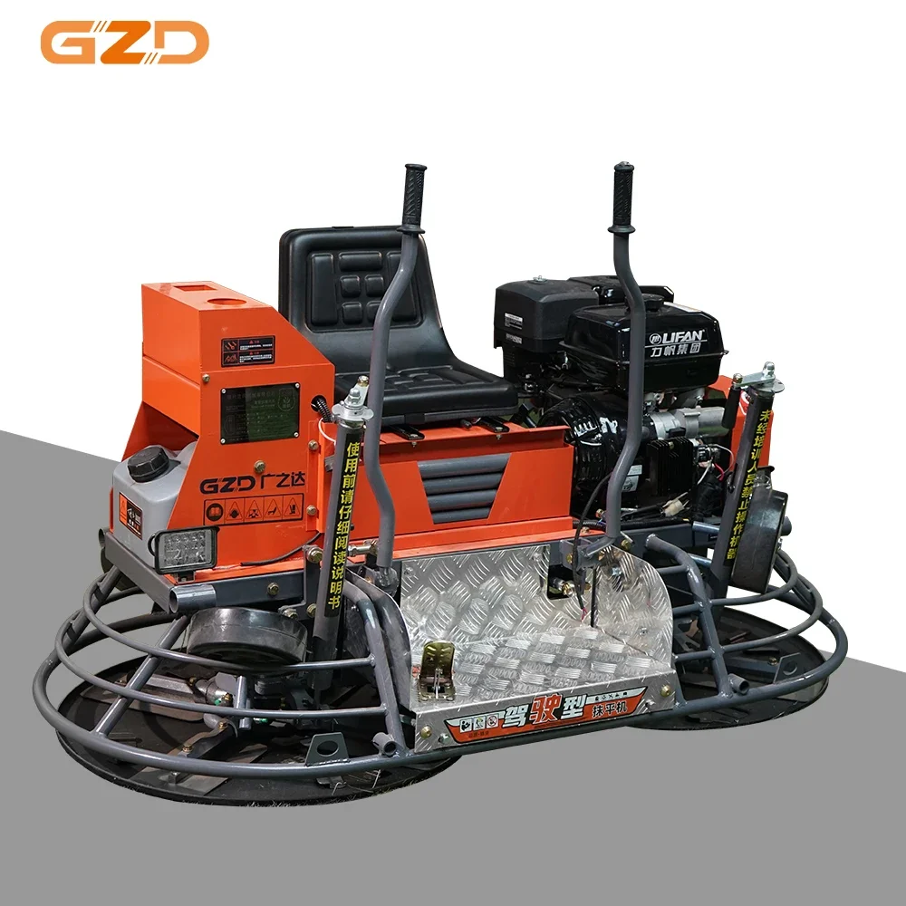 TLF Concrete Slab Finishing Ride on Power Troffel Machine Heavy Cement Smoothing Road Machine