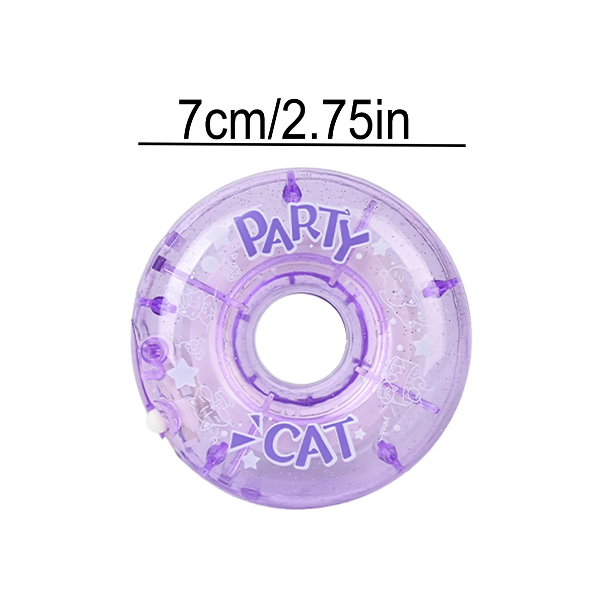Interest Donut Correction Tape, Creative Cat Party Pattern Round Correction Tape, Student School Stationery Supplies