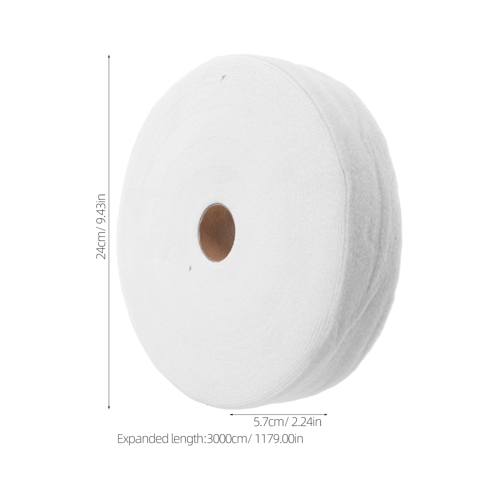 Cotton Blend Batting Roll 100Cm Wide Needle Punched Flexible Quilt Crafting Material for Rugs Upholstery Pillows Sewing Projects