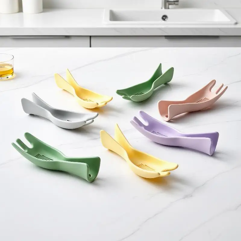Innovative Silicone Rice Sieve Spoon with Efficient Drainage Feature for Kitchens