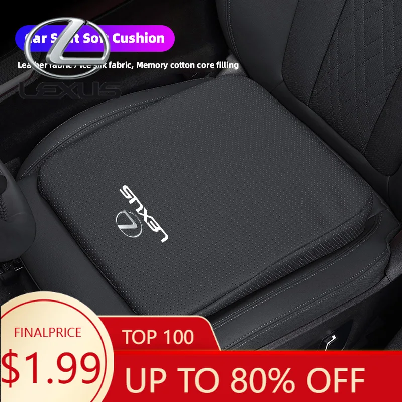 

Interior Mouldings Car Seat Soft Mats Leather Memory Cotton Core Cushion For Lexus GS IS LS500h ES260 ES300h RX350h NX260 UX260
