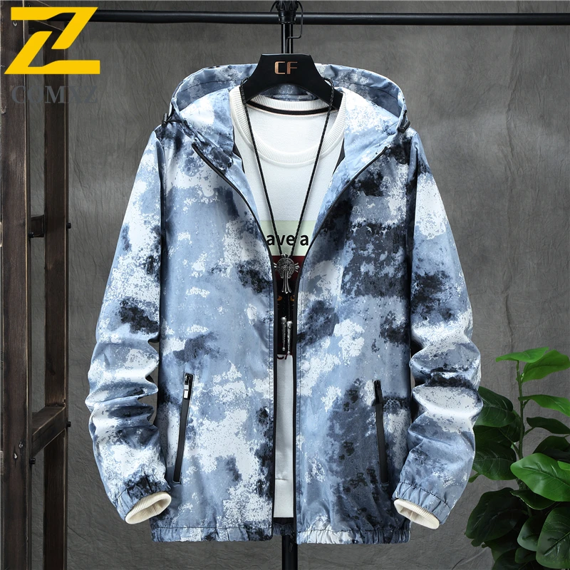 

Fashion Japanese Jacket Youth Outdoor Sports Camouflage Thin Jacket Waterproof Breathable Multifunctional Men's Clothing M-5XL