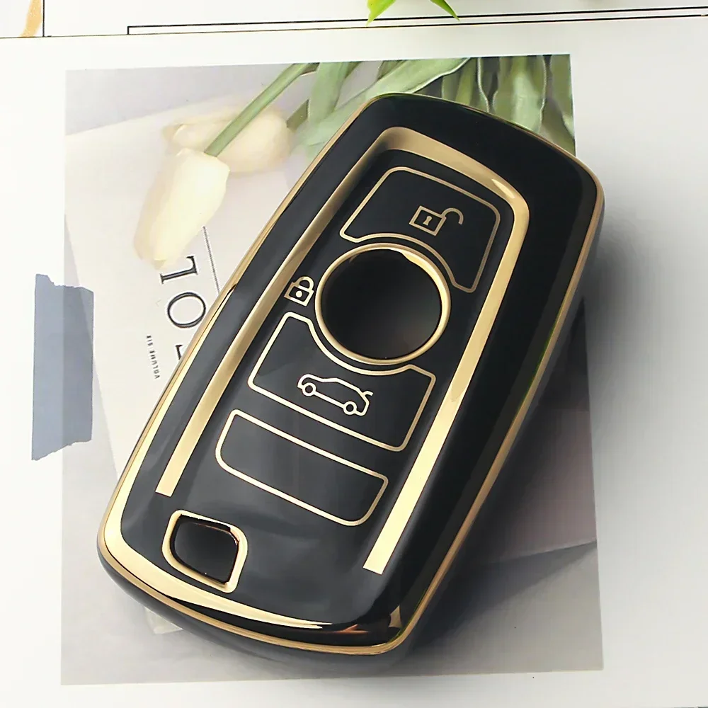 KEYYOU TPU Car Key Case Cover For BMW F20 F30 G20 f31 F34 F10 G30 F11 X3 F25 X4 I3 M3 M4 1 3 5 Series Fashion Car Accessories