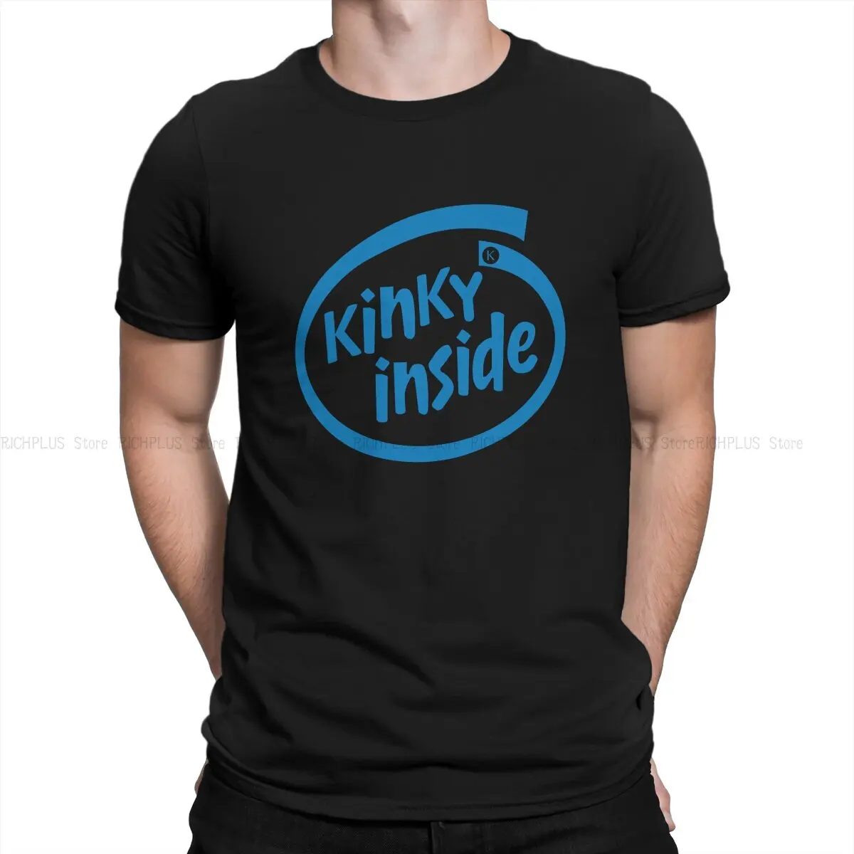 BDSM TShirt Kinky Inside Elegant Polyester T Shirt Leisure Men Clothes Printing Trendy