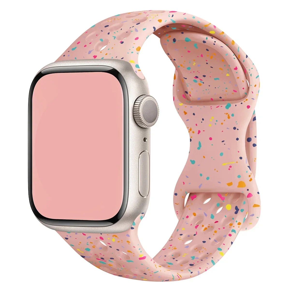Sport-Silikonarmband für Apple Watch Band Ultra 4 3 2 49mm 46mm 42mm 45mm 44mm 41mm Armband IWatch Series 12 11 10 9 8 7 6 SE3