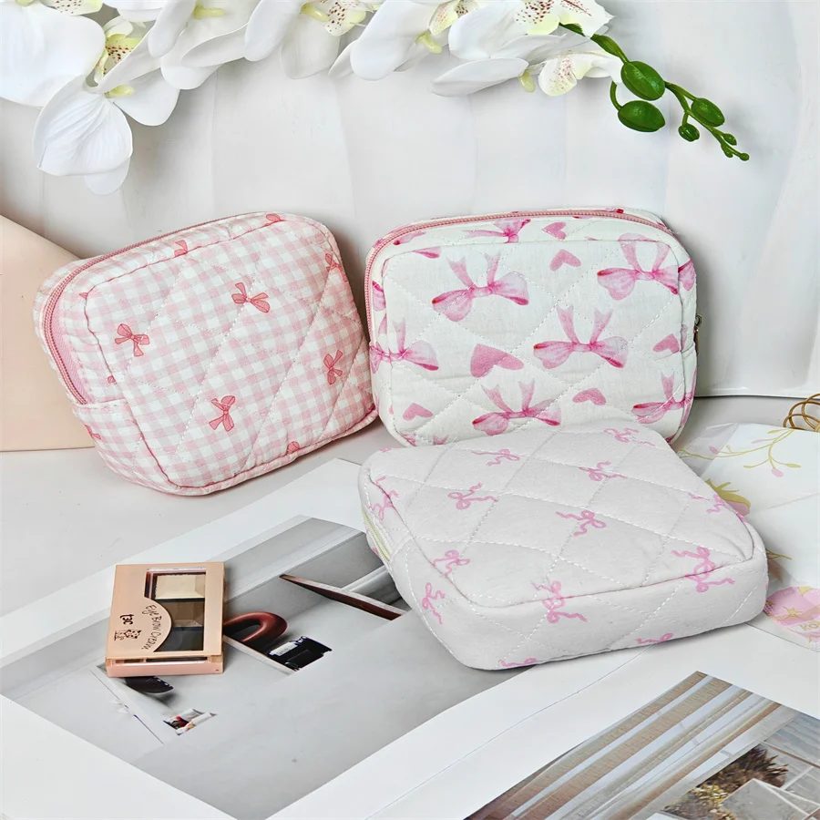 

Cute Travel Cosmetic Lipstick Earphone Card Small Portable Storage Bag Purse Mini Makeup Handbags Pouch Organizer In Make Up Bag