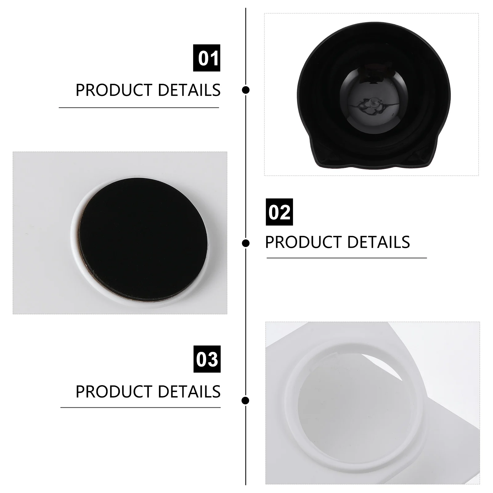 

Elevated Cat Bowl Tilted Neck Protecting Plastic Pet Feeder Anti Vomit Comfortable Feeding Pet Food Water Bowls