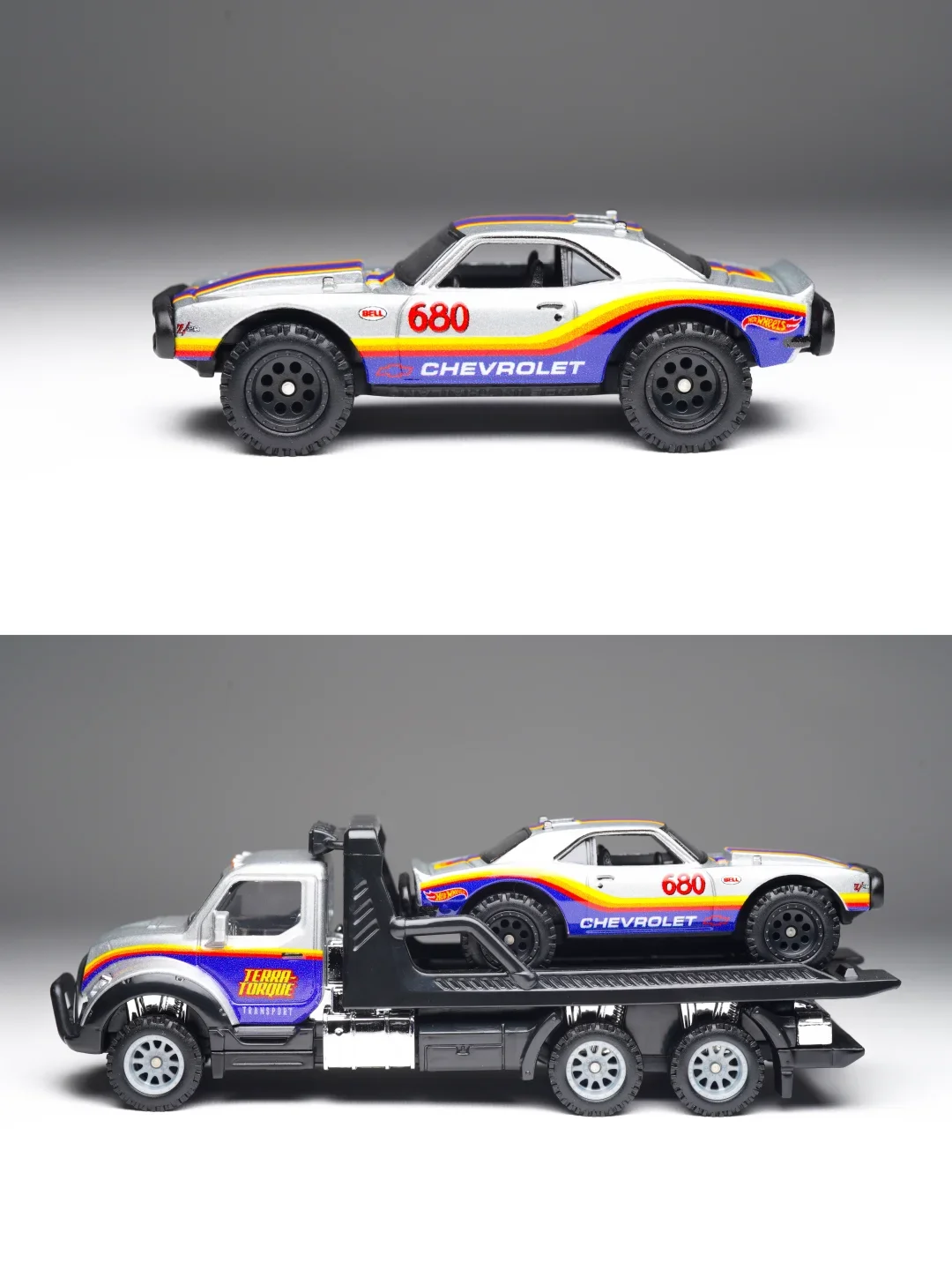 Hot Wheels Premium Team Transport '67 Off Road Camaro Terra-Torque Car Culture 1/64 Diecast Car Model Collectible Vehicles Toy