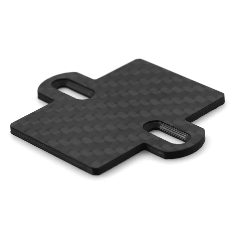 DELAM-2X ألياف الكربون ESC جبل لوحة ل Traxxas سلاش 4X4 2WD 1/10 دورة قصيرة شاحنة ترقية أجزاء الملحقات #3