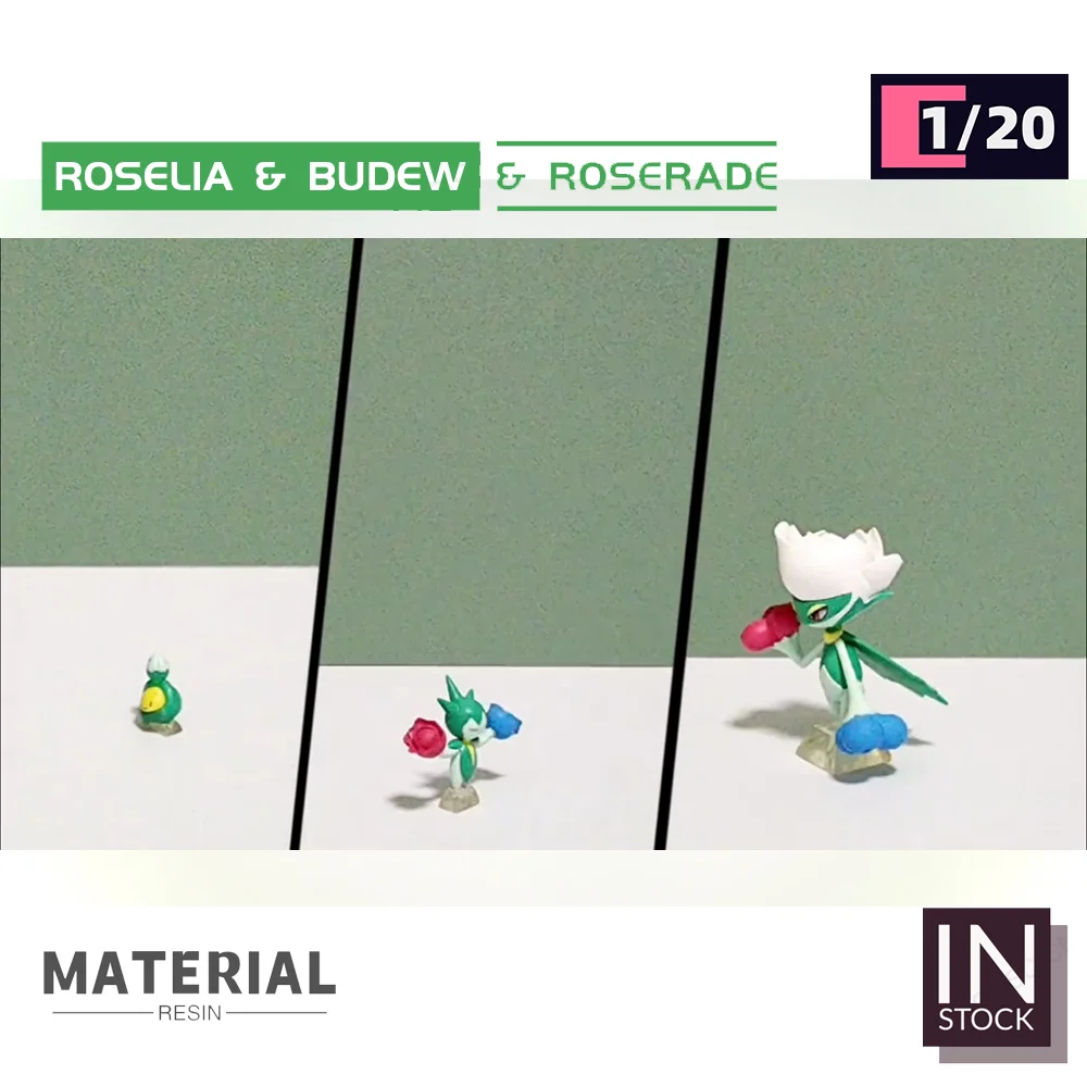 [Disponibile] figura mondiale IN scala 1/20 [SK STUDIO] -giocattoli regalo collezione Roselia & Budew & Roserade