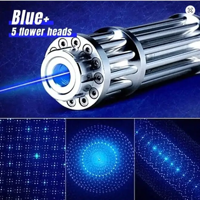 blue-laser-light-pointers-high-power-450nm-100000m-focusable-burning-hunting-accessories-cat-toy-lazer-torch-caps-practical-tool