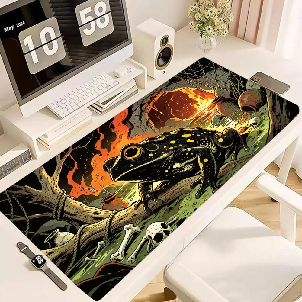 Lava Cave Giant Spider Play Mat Large Size Non Slip Rubber Base For Horror Gaming