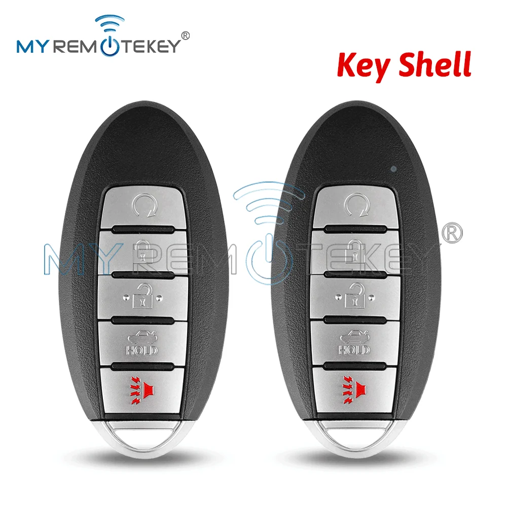 MYREMOTEKEY S180144310 KR5S180144014 Smart Key Case 5 Button(Trunk) for Nissan Altima Maxima 2016 2017 2018