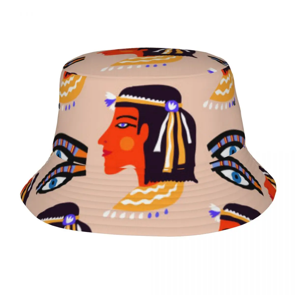 

Egyptian Ancient Unisex Casual Sun Hat Bucket Bob Hip Hop Cap Fisherman Panama