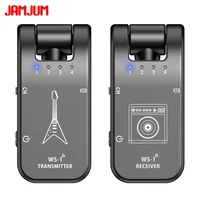 Sistema de guitarra inalámbrico Jamjum con 8 canales, batería recargable de 2.4G para guitarra, bajo y otros instrumentos musicales eléctricos
