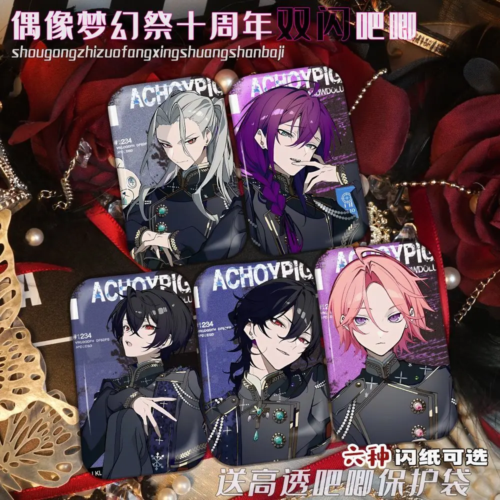 

5PCS Anime Ensemble Stars Ran nagisa Sakuma Ritsu Brooch Cute Pin Wallet Backpack Clothing Jewelry Badge Accessories Gift