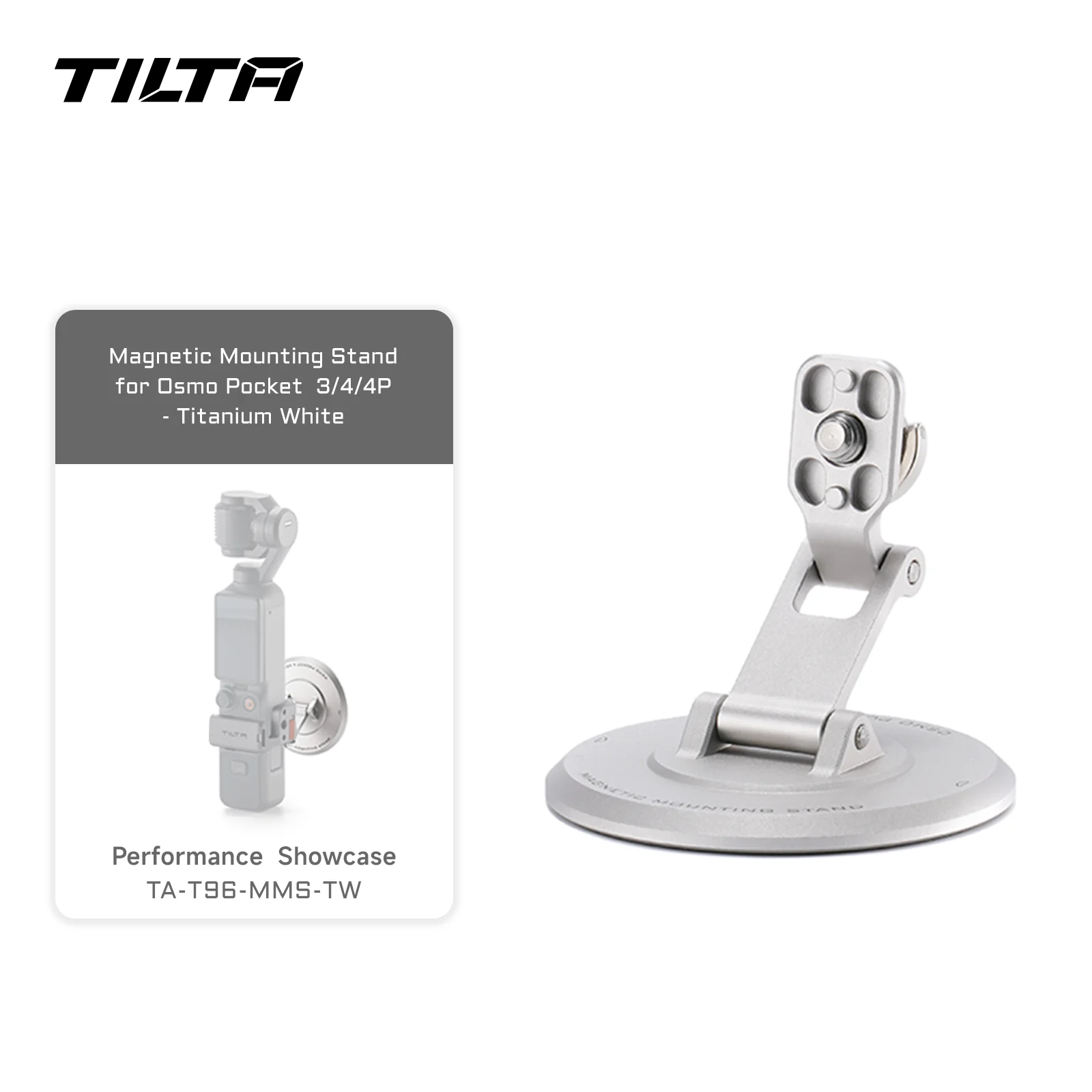 TILTA Voor DJI OSMO Pocket 4 Pro 4 3 Montageaccessoires Beschermingskooi met Magnetische Uitbreidingsmontage Verwijderbare Automontagebasis