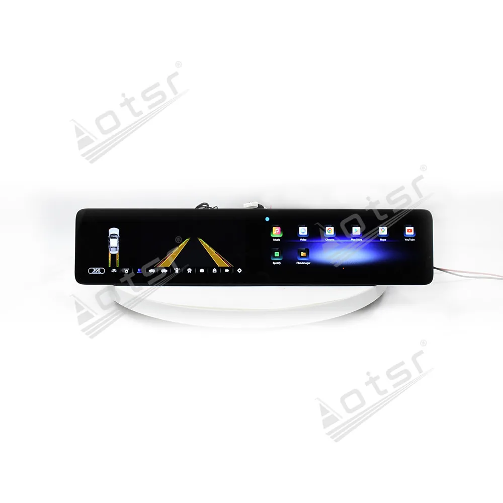 

Dual 12.3 Inch Co-pilot Screen Car Radio For Mercedes-Benz GLK 2013-2015 Multimedia Player Carplay GPS Navigation Infotainment
