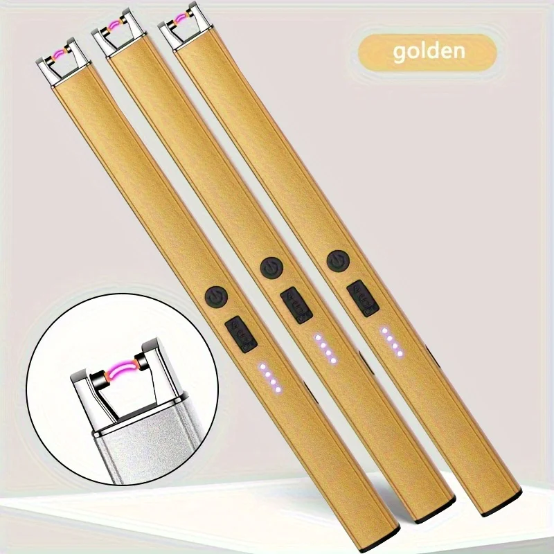 3/1 Winddichte elektronische aansteker USB oplaadbare boogaansteker met veiligheidsvergrendeling Draagbare keuken Outdoor BBQ Camping Tool