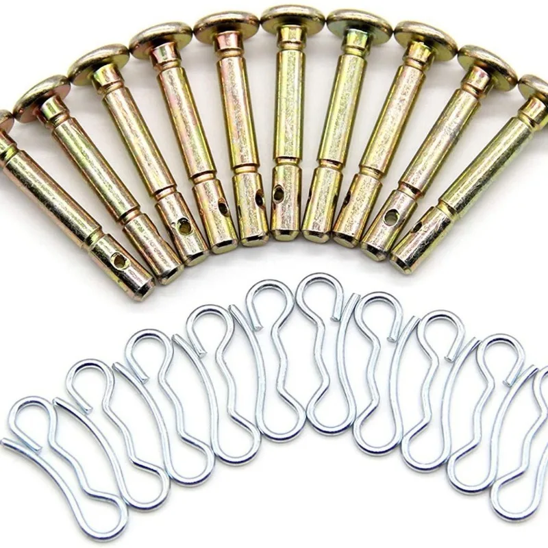 20Pcs Shear Pin Kit For Snow Blower Replacement Parts 738-04124A Shear Pins + 714-04040 Cotter Pins Set