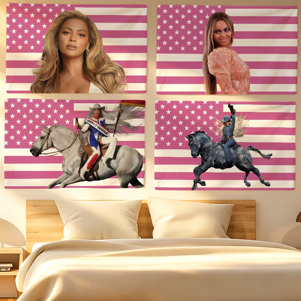 Singer Beyonce Flag For Sports Matches  Games Parade Rally Holiday Festival Backyard Balcony Club Bar Decor