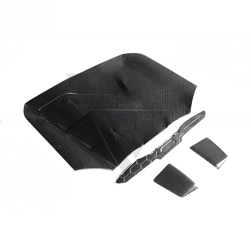 High Quality Dry Carbon Fiber OEM Design Rear Engine Cover Hood For Lamborghini Huracan EVO Spyder Vehicle Exterior Accessories
