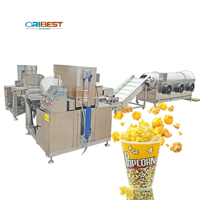 Ball Popcorn Machine Commercial Caramel Popcorn Machine/ Popcorn Machine Production Line