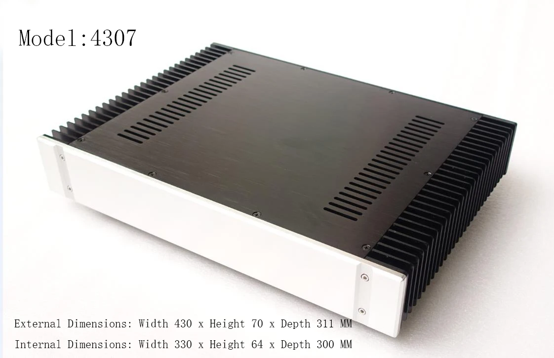 

Weiliang Audio Компактный задний усилитель, двухсторонняя вентилируемая цельноалюминиевая конструкция для улучшенного охлаждения