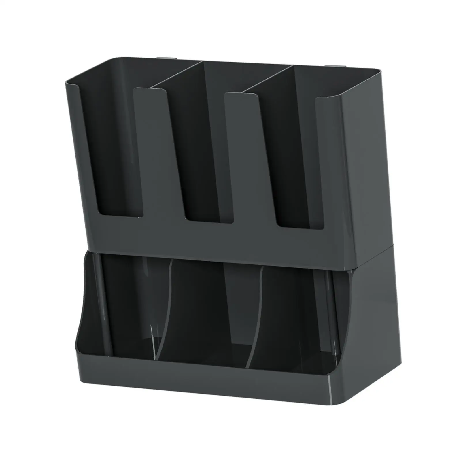 Creative Paper Cup Holder Space Saving Cup Storage Rack for Convenience Store Office Living Room