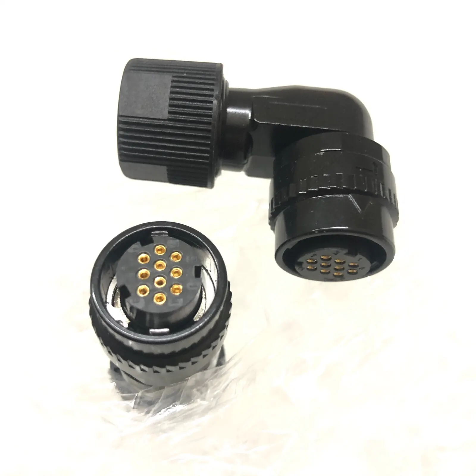 For 10 Pin Encoder Connector Servo Motor Plug A06B-6114-5-K213 JN1FS10SL Compatible for FANUC Servo Drive