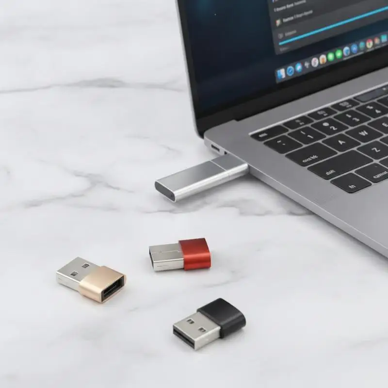 OTG Adapter USB to Type C Converter High Speed Data Transfer for Laptop Computer Smartphone Tablet 1 Pack