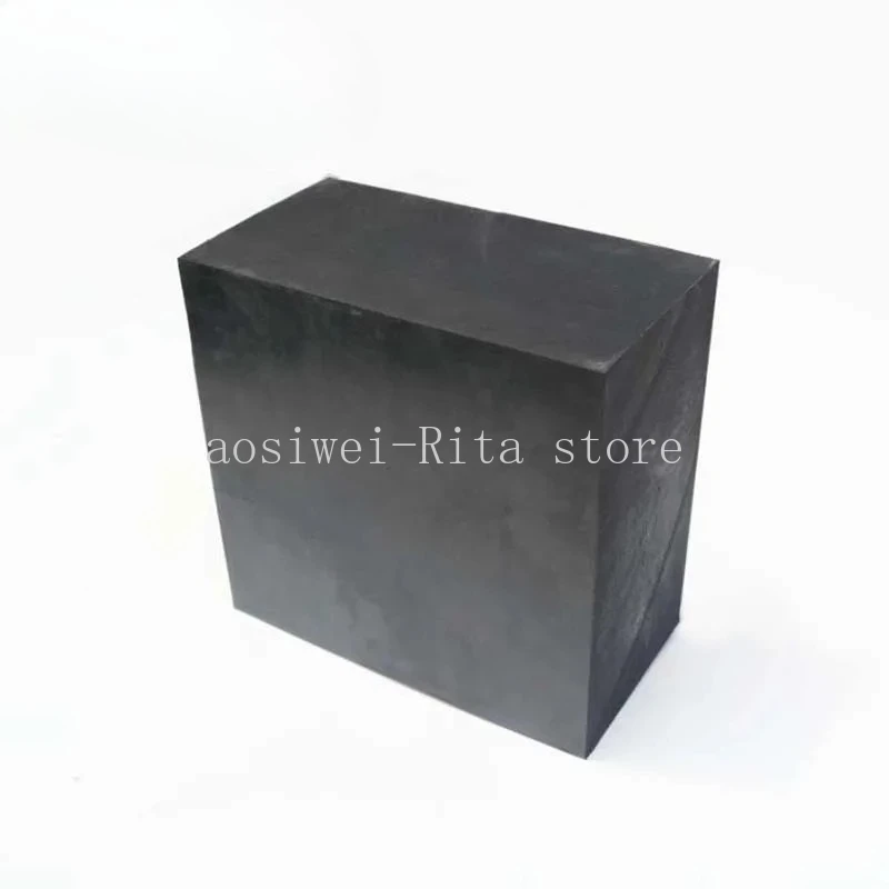 Rubber cushion for mechanical equipment shock absorber cushion hickening rubber block black plate cushion height