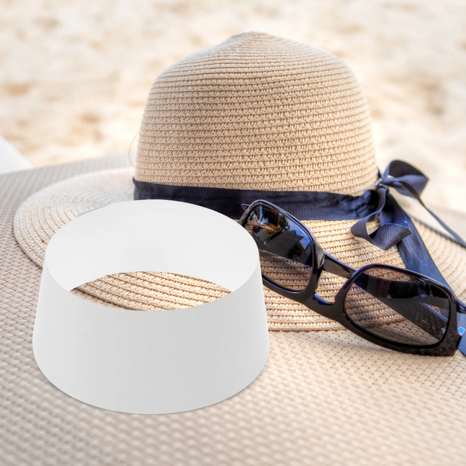 20Pcs Hat Inner Structure Inserts White Paperboard Round Top Support Cap Formers for Bucket Hats Shape Restoration and Wrinkle