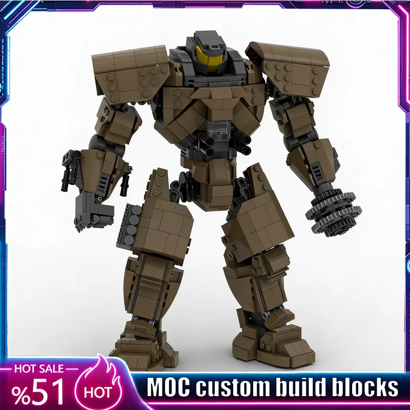 1185 Parts Bracer Phoenix Mecha Robot MOC Model Custom Puzzle Technical DIY Creative Assembly Educational Toy Collection Gifts