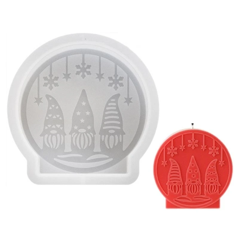 Christmas Series Craft Molds Figurines Mold Suitable for Hand-Making Figurines
