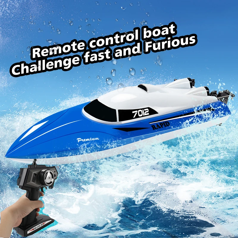 Boat RC Speedboat 2.4G Large Remote Control High-speed Ship Model Electric Yacht Racing Competitive Water Game Outdoor Toys Boys