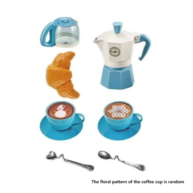 Children Play House Toy Simulation Coffee Snack Set Meal Italian Coffee Toy