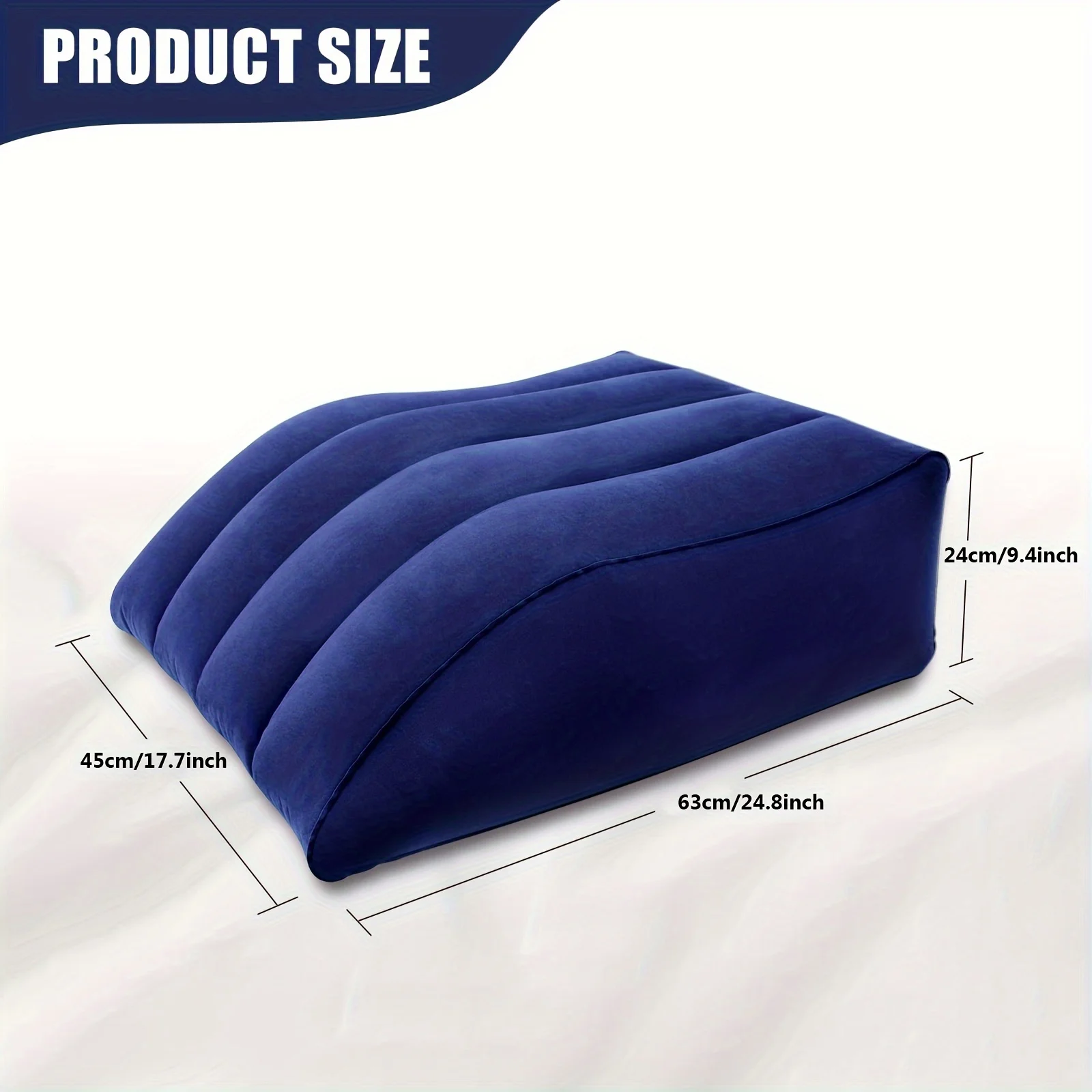 Leg Pillow Inflatable Foot Support Pad Portable Wedge Pillow To Improve Sleep Quality Pregnant Woman Surgery Recovery Pillow