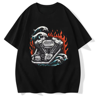 Trendy Harley Men's Women T-shirts Clothing Rusty Butcher Motorcycle Bike American Vintage Ride Nostalgic Streetwear Tees Tops