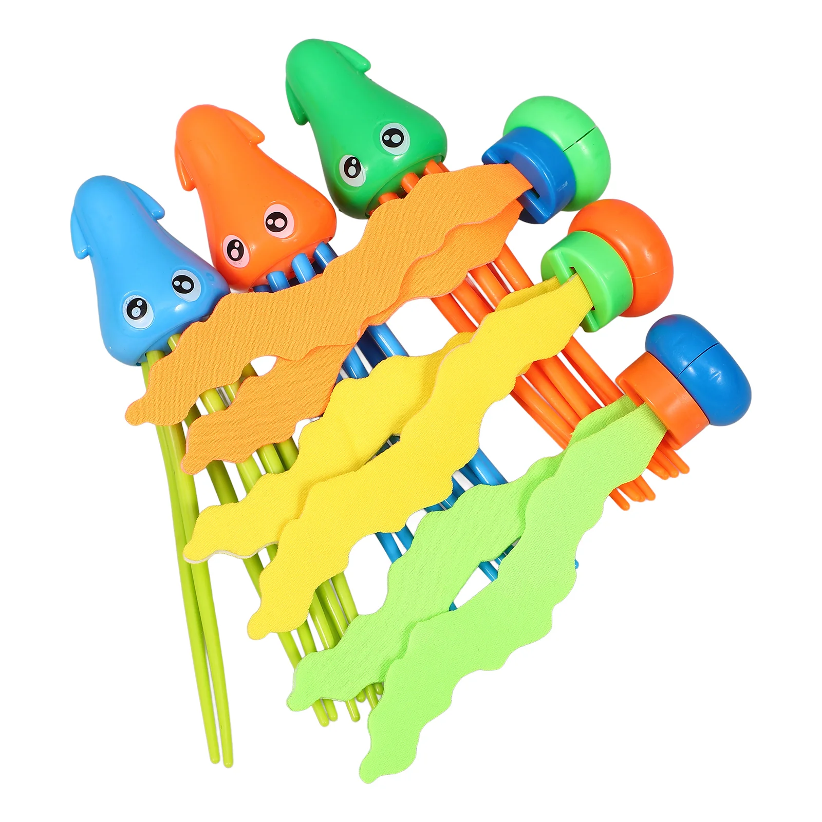 6 Pcs Diving Toys Pools for Kids Ages 4-8 Floats Seagrass Jellyfish Swimming Dive 8-12 Toddlers 3-5