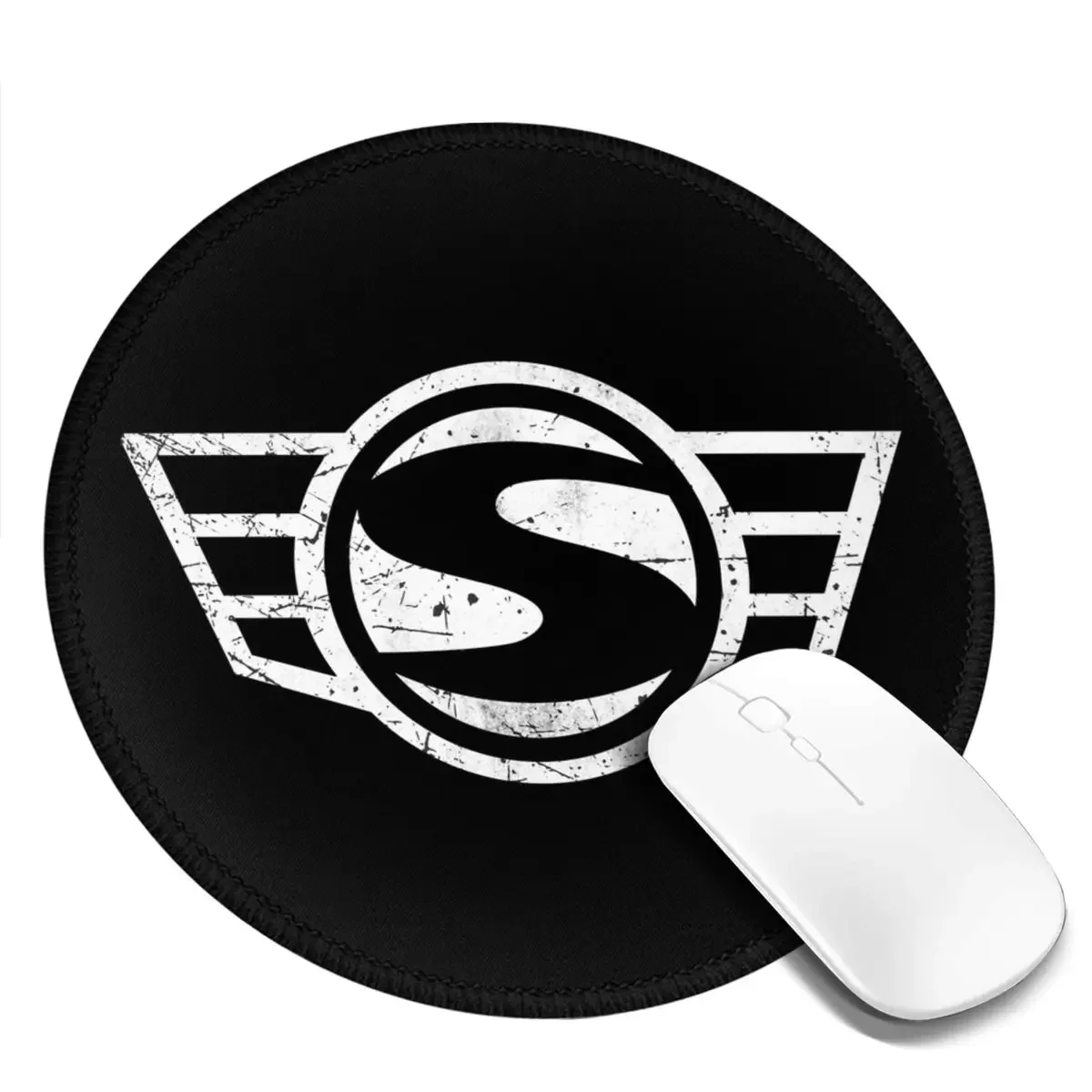 Simson Vintage German Motorcycle Round Mouse Pad Computer Keyboard Mouse Mat Gamer Laptop Desk Mat Office Table Mats