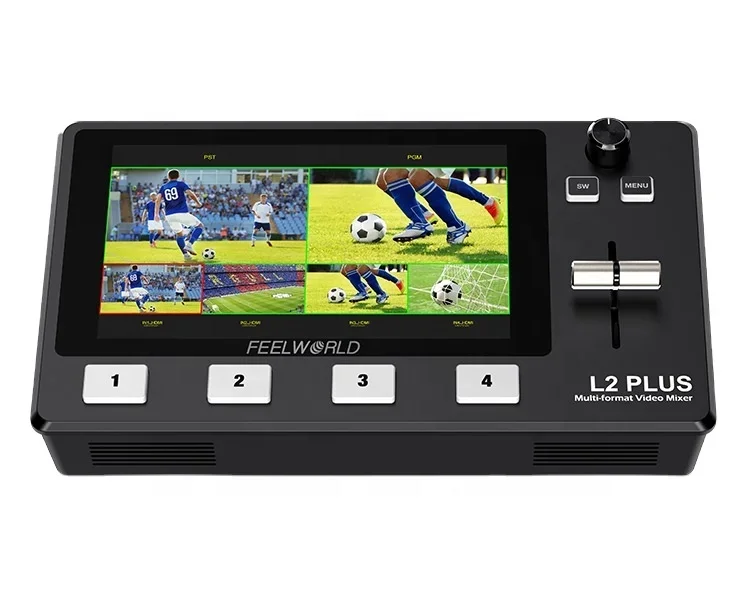

5.5" LCD Touch Screen PTZ Control Chroma Key USB3.0 Live Streaming Multi-camera HDMI Video Mixer Switcher L2 PLUS