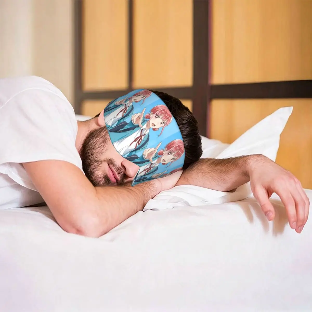 Blue Box Hina Chono Anime sleep mask Light Blocking Portable Eye Cover for Girls Boys Office Nap Party Gift Eyeshade eyepatch