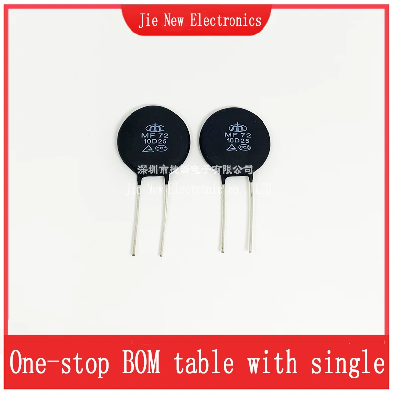 Imagem -02 - Dip Ntc Termistor Resistor 10d25 Original Novo Peças Lote 10d25 Ntc10d-25