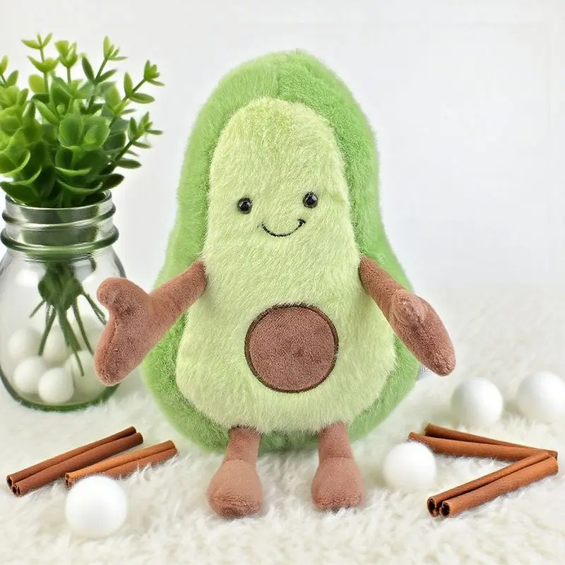 25*14 سنتيمتر أفخم الأفوكادو اللعب Kawaii الأخضر الفاكهة محشوة أفخم ألعاب كرتونية للبنين بنات هدايا عيد الميلاد #2