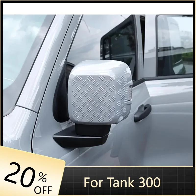

Car Rearview Mirror Cover Fit Modified Car Reversing Mirror Shell Protective Cover Car Exterior Upgrade Parts for GWM Tank 300