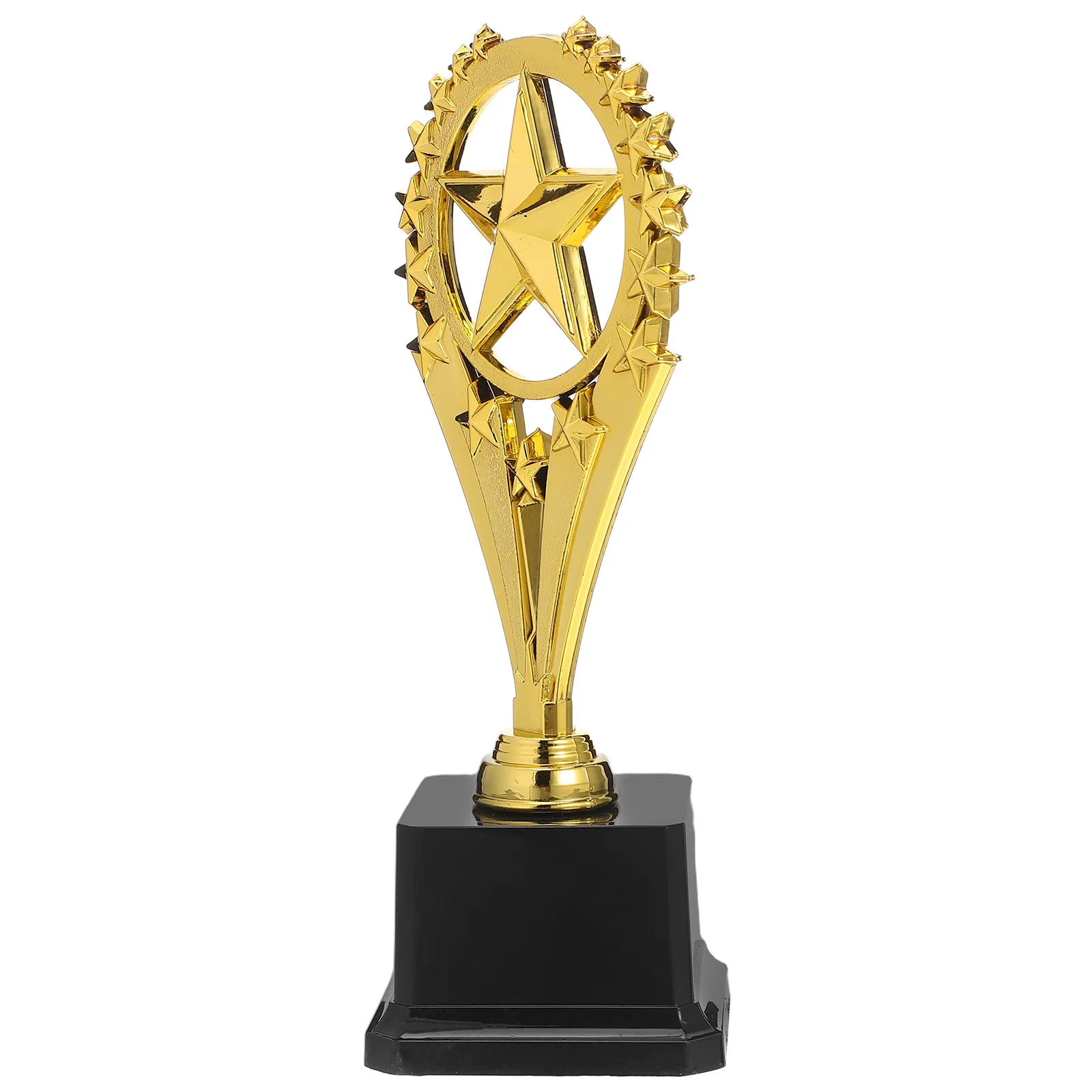 

Trophy: Gold Plastic Award Cup For Classroom Sports Competition Party Winner Prize Lightweight Safe Colorful